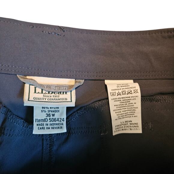 L.L. Bean Mens size 36 Cresta Hiking Shorts Blue Trail Outdoor Gorpcore Utility - Picture 6 of 11